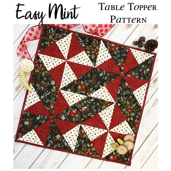 Easy Mint Table Topper Pattern from Fort Worth Fabric Studio - Fort Worth Fabric Studio from Fort Worth Fabric Studio