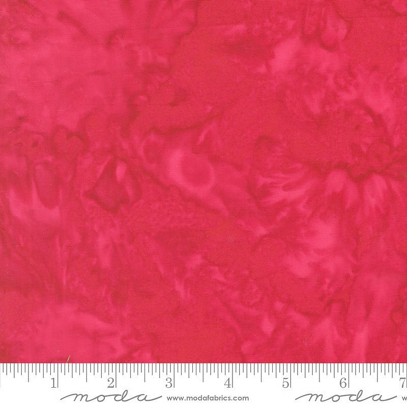 Echo Batiks Marble Crimson – Remnant 25" × 44" - Moda from Fort Worth Fabric Studio