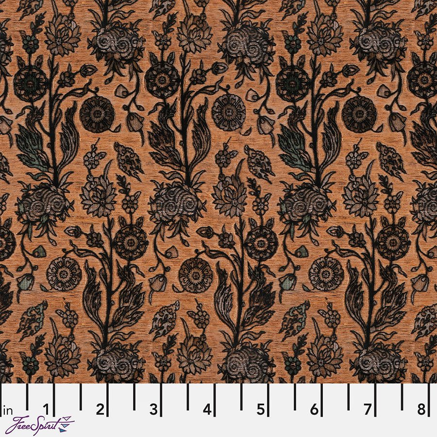 Eclectic Elements Palette - Seasonal Gothic Tapestry Halloween - Free Spirit from Fort Worth Fabric Studio