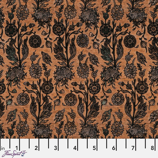 Eclectic Elements Palette - Seasonal Gothic Tapestry Halloween - Free Spirit from Fort Worth Fabric Studio