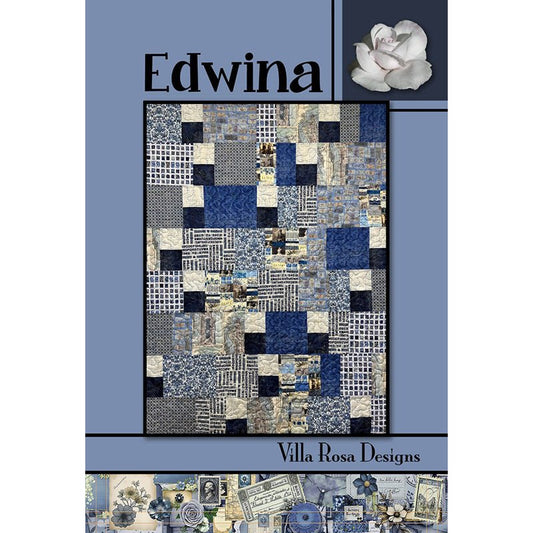 Edwina Quilt Pattern PDF Download - Villa Rosa Designs from Fort Worth Fabric Studio