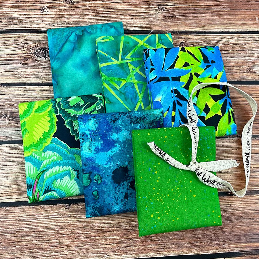 Electric Guadalupe – FWFS Exclusive 6 Piece Fat Quarter Bundle - Fort Worth Fabric Studio from Fort Worth Fabric Studio