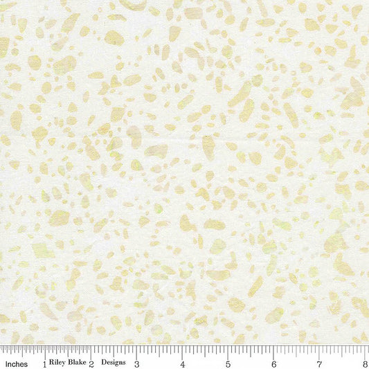Elementals Terrazzo Batiks Buttermilk - Riley Blake from Fort Worth Fabric Studio