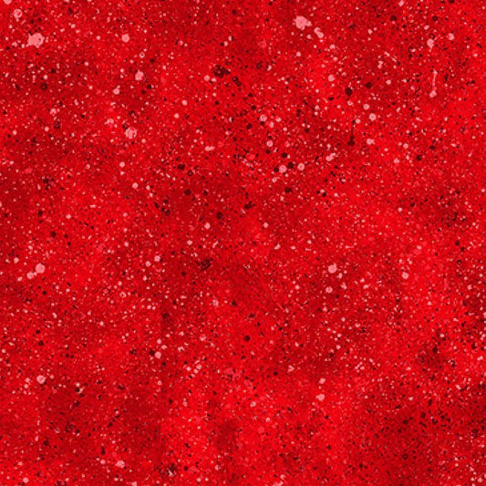Essentials Spatter Cherry Red – Remnant 9" × 44" - Wilmington Prints from Fort Worth Fabric Studio