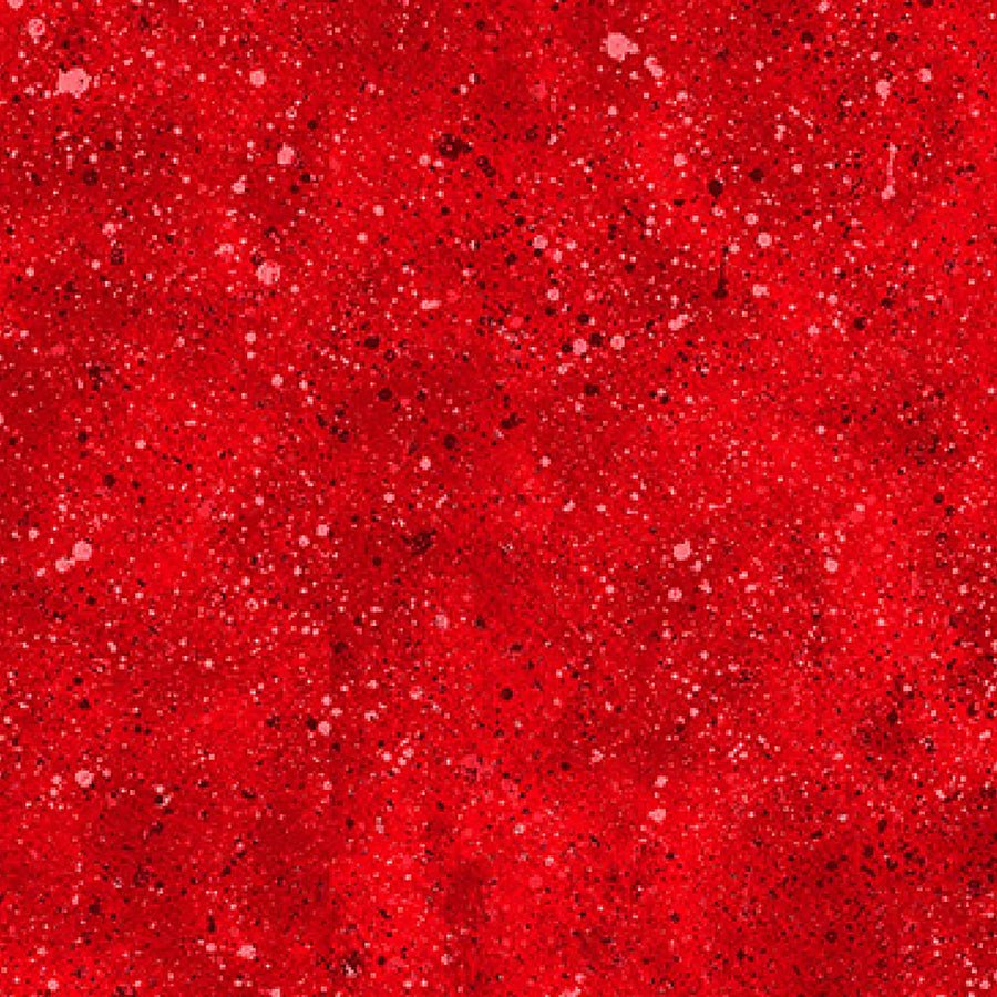 Essentials Spatter Cherry Red – Remnant 9" × 44"