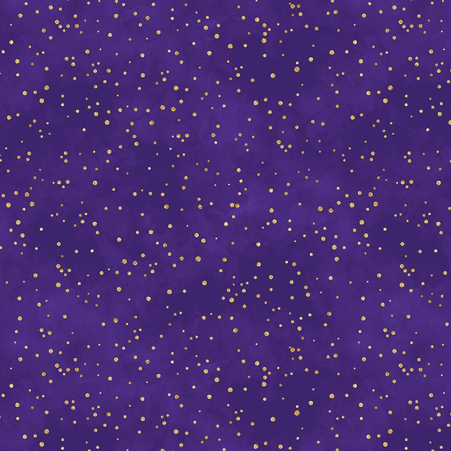 Essentials Sprinkles Dark Purple - Wilmington Prints from Fort Worth Fabric Studio