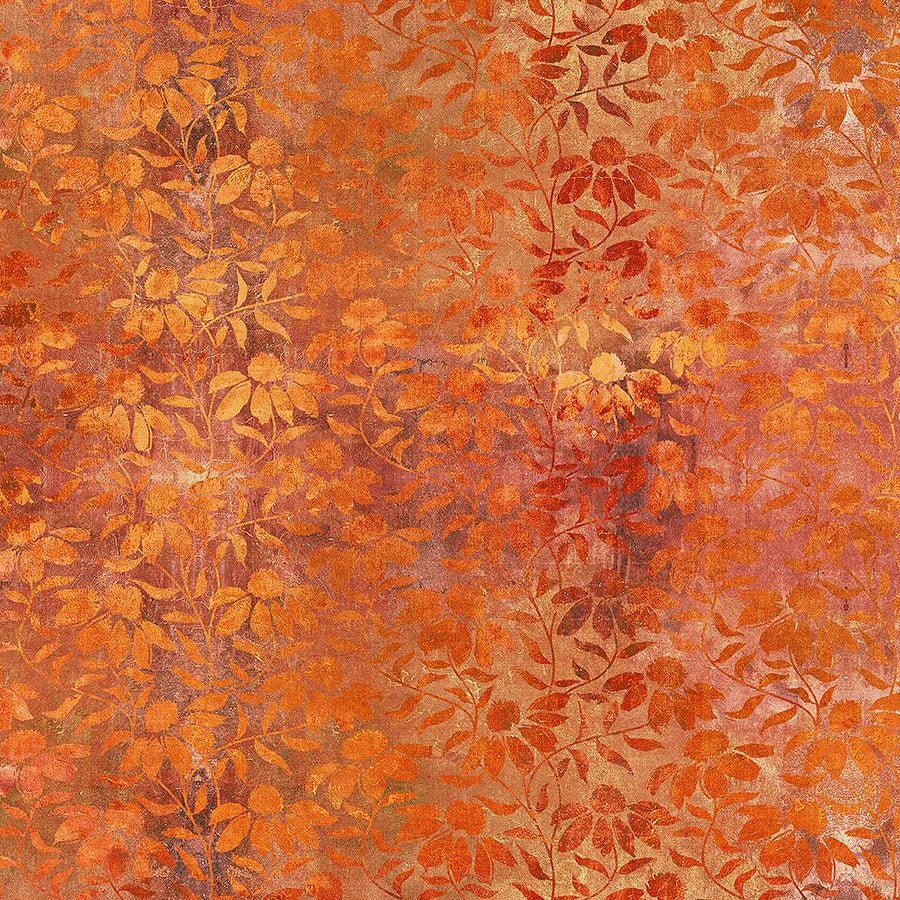Evanescence Daisies Orange – Remnant 42″ × 44″