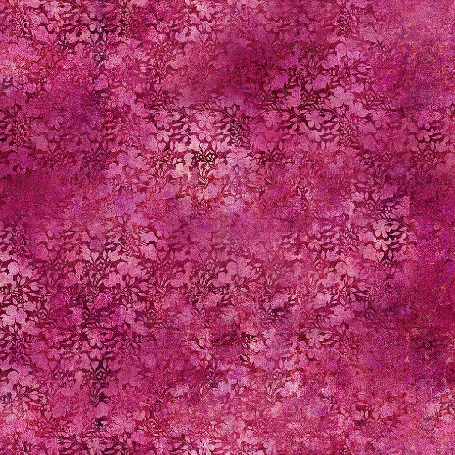Evanescence Floral Tonal Magenta - In the Beginning from Fort Worth Fabric Studio