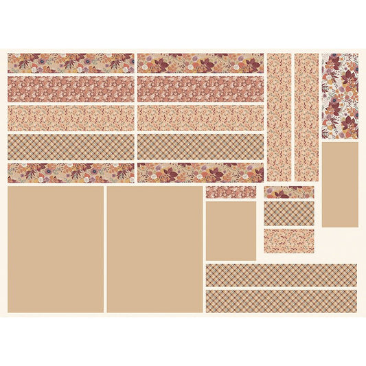 Evening on the Prairie 44" X 60" Cottage Core Tote Panel Sienna - Riley Blake from Fort Worth Fabric Studio