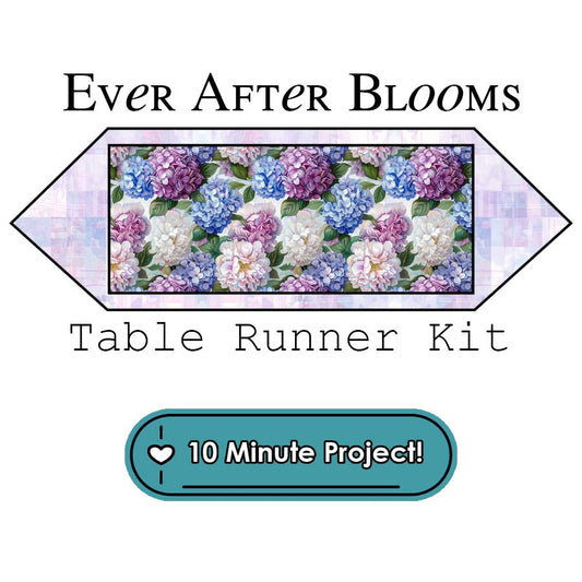 Ever After Blooms Table Runner Kit Blank - Blank Quilting from Fort Worth Fabric Studio