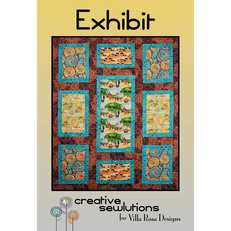 Exhibit Quilt Pattern PDF Download Pattern PDF by Villa Rosa Designs
