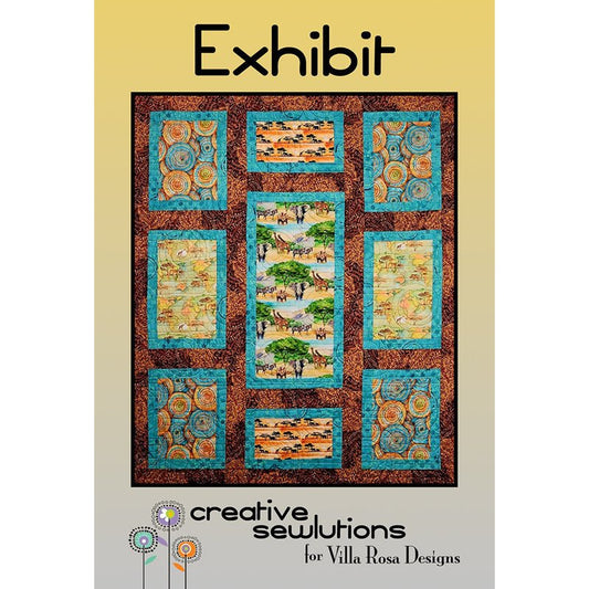 Exhibit Quilt Pattern PDF Download - Villa Rosa Designs from Fort Worth Fabric Studio