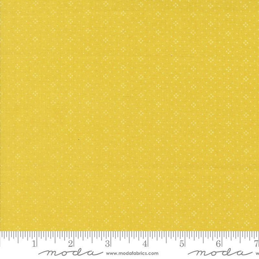 Eyelet Dots Citron - Moda from Fort Worth Fabric Studio