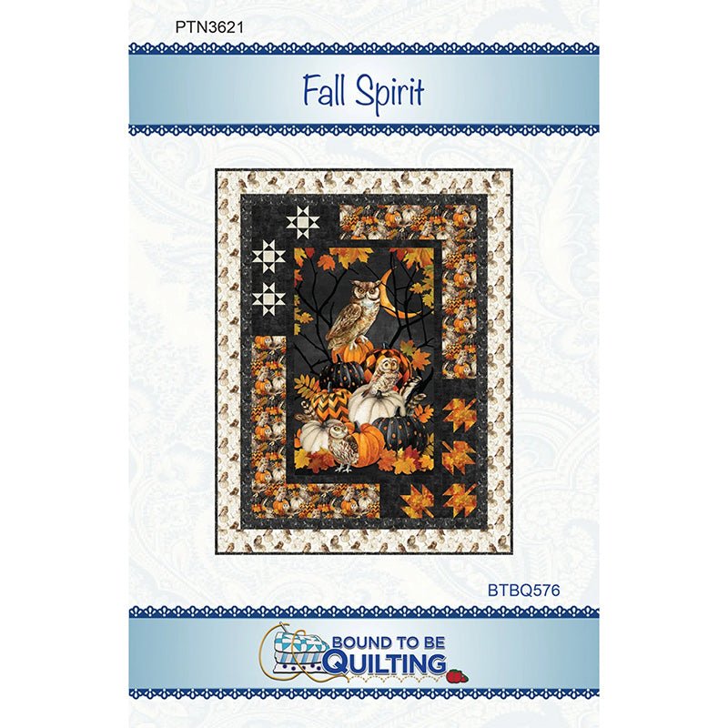Fall Spirit Quilt Pattern by Bound to be Quilting - Bound To Be Quilting from Fort Worth Fabric Studio