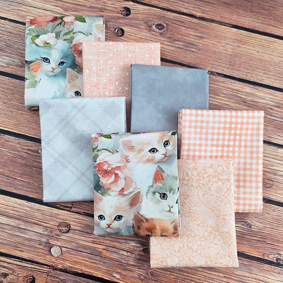 Fancy That - FWFS Exclusive 7 Piece Fat Quarter Bundle - Fort Worth Fabric Studio from Fort Worth Fabric Studio