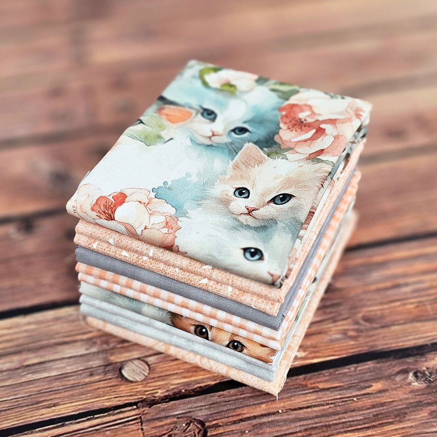 Fancy That - FWFS Exclusive 7 Piece Fat Quarter Bundle - Fort Worth Fabric Studio from Fort Worth Fabric Studio