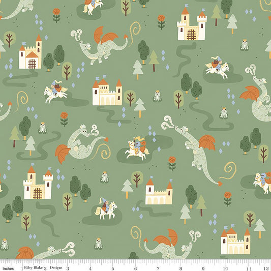 Faraway Kingdom Main Forest - Riley Blake from Fort Worth Fabric Studio