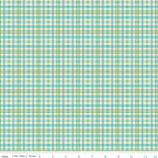 Farmer's Daughter Plaid Sea Glass - Riley Blake from Fort Worth Fabric Studio