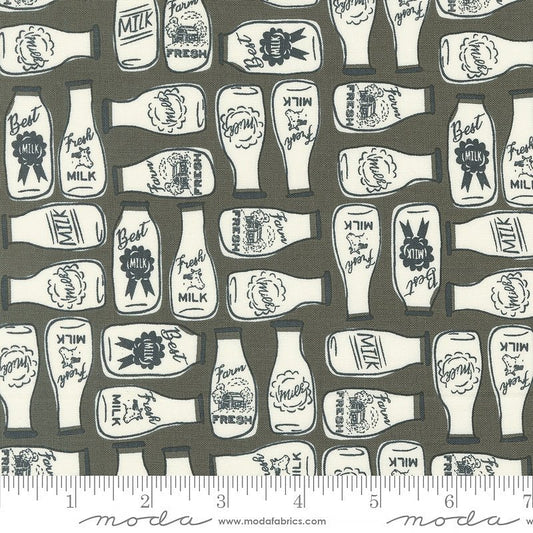 Farmstead Milk & More Charcoal - Moda from Fort Worth Fabric Studio