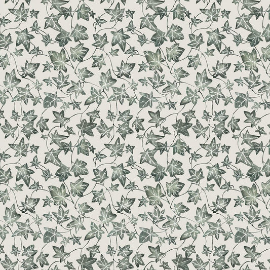 FIGO Charmwood Leaves Green 1 Yard Cut - Figo Fabrics from Fort Worth Fabric Studio