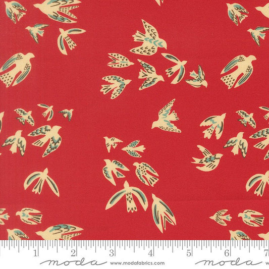Flora & Thread On A Wing Brick - Moda from Fort Worth Fabric Studio