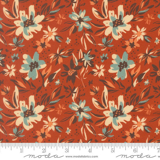 Flora & Thread Petal Florals Spice - Moda from Fort Worth Fabric Studio