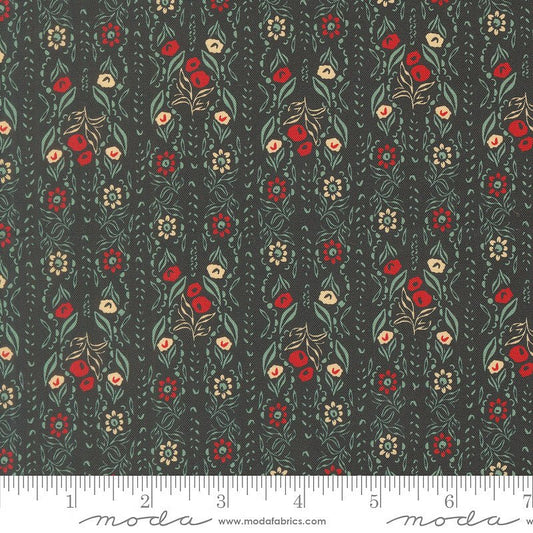 Flora & Thread Petal Vines Midnight - Moda from Fort Worth Fabric Studio