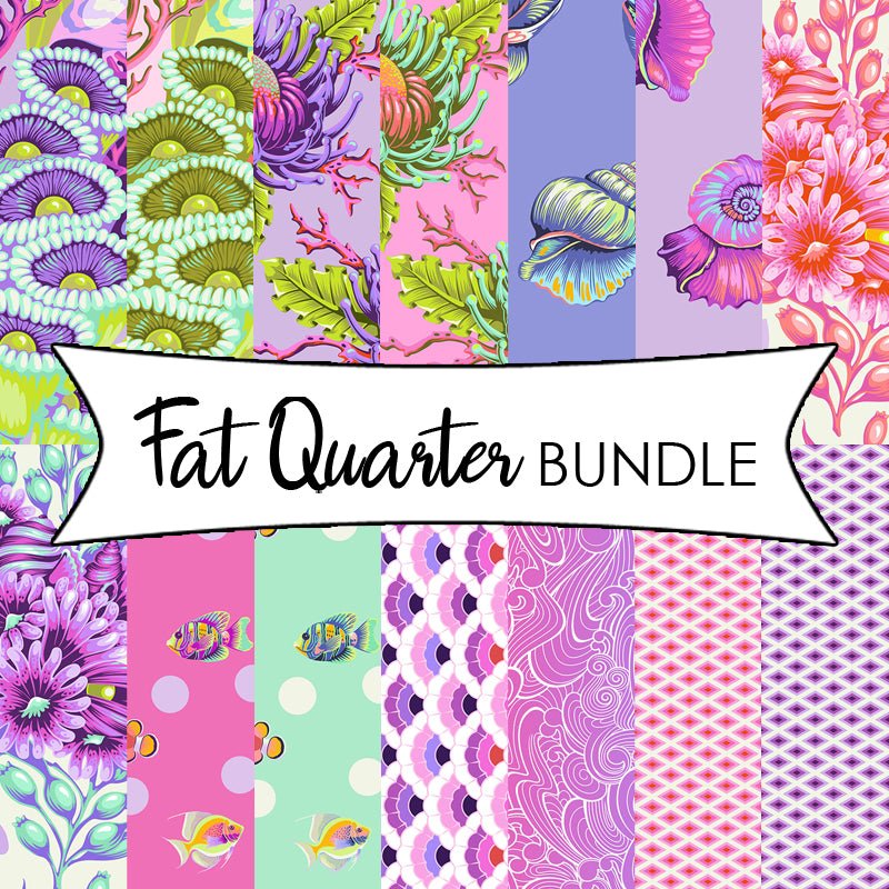 Floral Reef Fat Quarter Bundle - Free Spirit from Fort Worth Fabric Studio