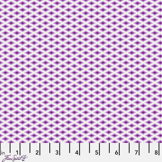 Floral Reef Lighthouse Windows Ultraviolet - Free Spirit from Fort Worth Fabric Studio