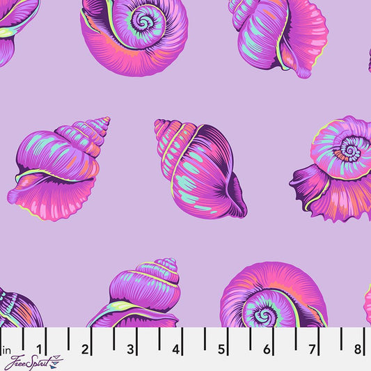 Floral Reef Lil Shelly Ultraviolet - Free Spirit from Fort Worth Fabric Studio