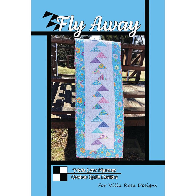 Fly Away Table Runner Pattern PDF Download - Villa Rosa Designs from Fort Worth Fabric Studio