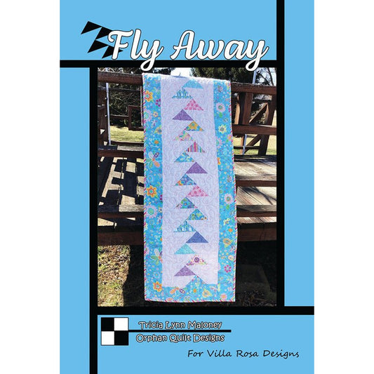 Fly Away Table Runner Pattern PDF Download - Villa Rosa Designs from Fort Worth Fabric Studio