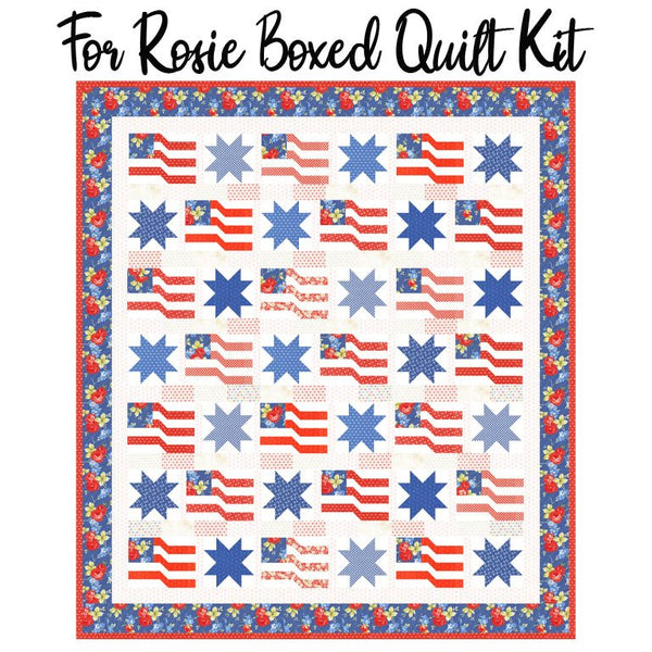 For Rosie Boxed Quilt Kit with Rosie from Moda - Moda from Fort Worth Fabric Studio
