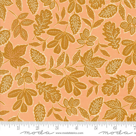 Foraged, Found, & Hand Me Down Leaf Blenders Peach - Moda from Fort Worth Fabric Studio