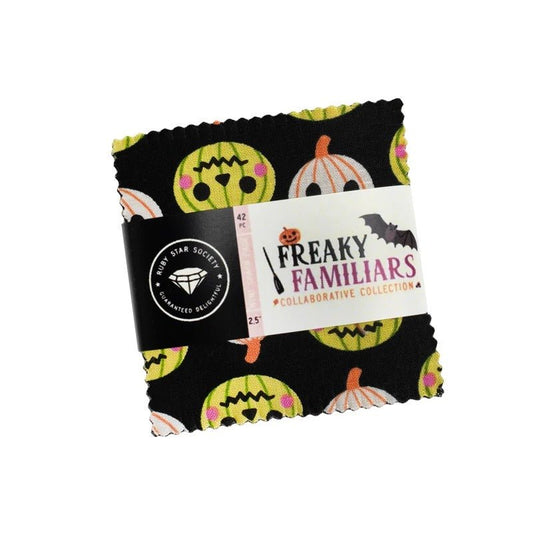 Freaky Familiars Mini Charm Pack - Ruby Star Society from Fort Worth Fabric Studio