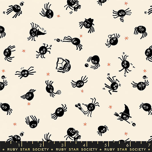 Freaky Familiars Spider Sense Natural - Ruby Star Society from Fort Worth Fabric Studio
