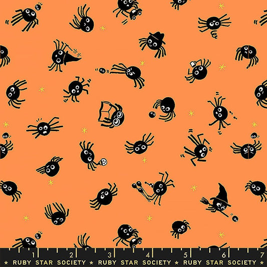 Freaky Familiars Spider Sense Pumpkin - Ruby Star Society from Fort Worth Fabric Studio