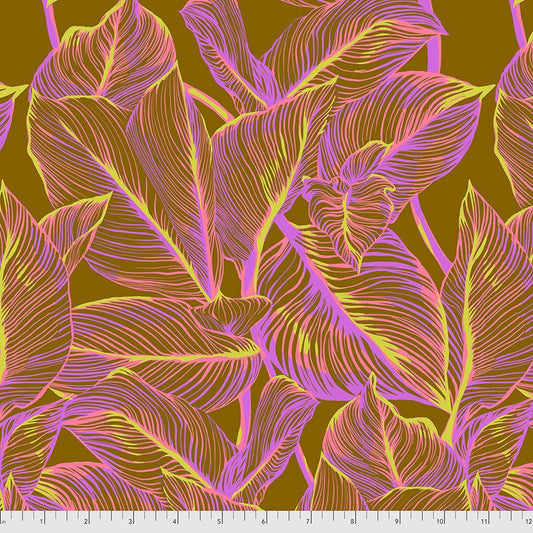 Free Spirit Made My Day Canna Toffee 1 Yard Cut - Free Spirit from Fort Worth Fabric Studio