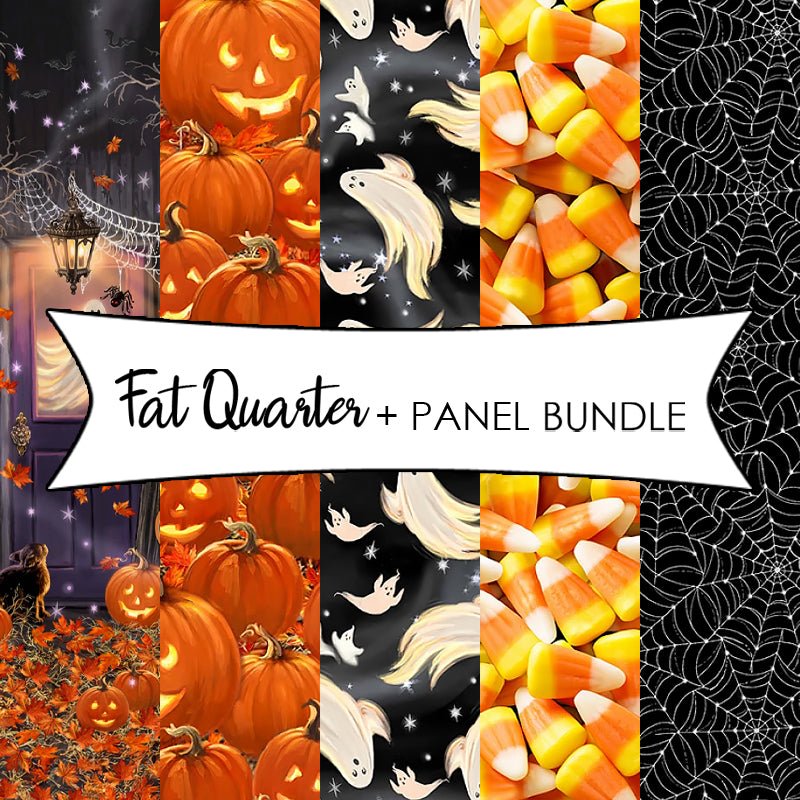 Fright Night Fat Quarter + Panel Bundle - Timeless Treasures from Fort Worth Fabric Studio