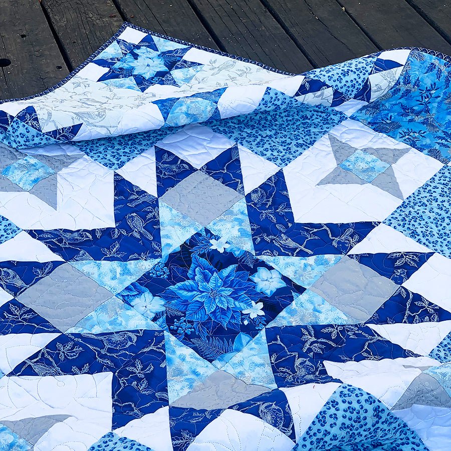 Frozen Memories Quilt Pattern PDF Download - Fort Worth Fabric Studio from Fort Worth Fabric Studio
