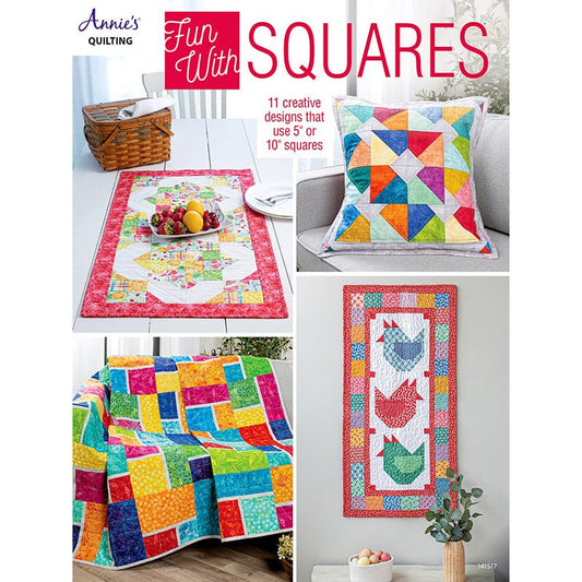 Fun with Squares Pattern Book - Annie's Quilting from Fort Worth Fabric Studio