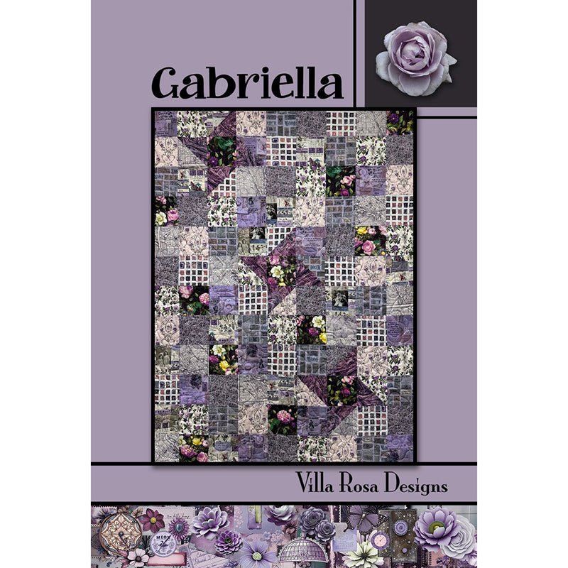 Gabriella Quilt Pattern PDF Download - Villa Rosa Designs from Fort Worth Fabric Studio
