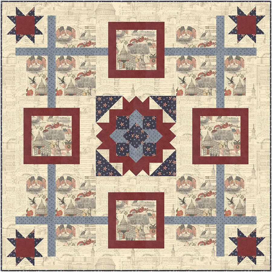 Garden Charm Quilt Pattern by Antler Quilt Design - Antler Quilt Design from Fort Worth Fabric Studio