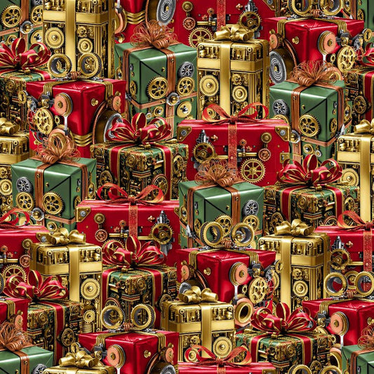 Gears & Garland Presents Red - Blank Quilting from Fort Worth Fabric Studio