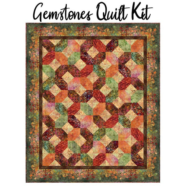 Gemstones Quilt Kit with Evanescence from In The Beginning - In the Beginning from Fort Worth Fabric Studio