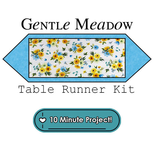 Gentle Meadow 10 Minute Table Runner Kit Wilmington - Wilmington Prints from Fort Worth Fabric Studio