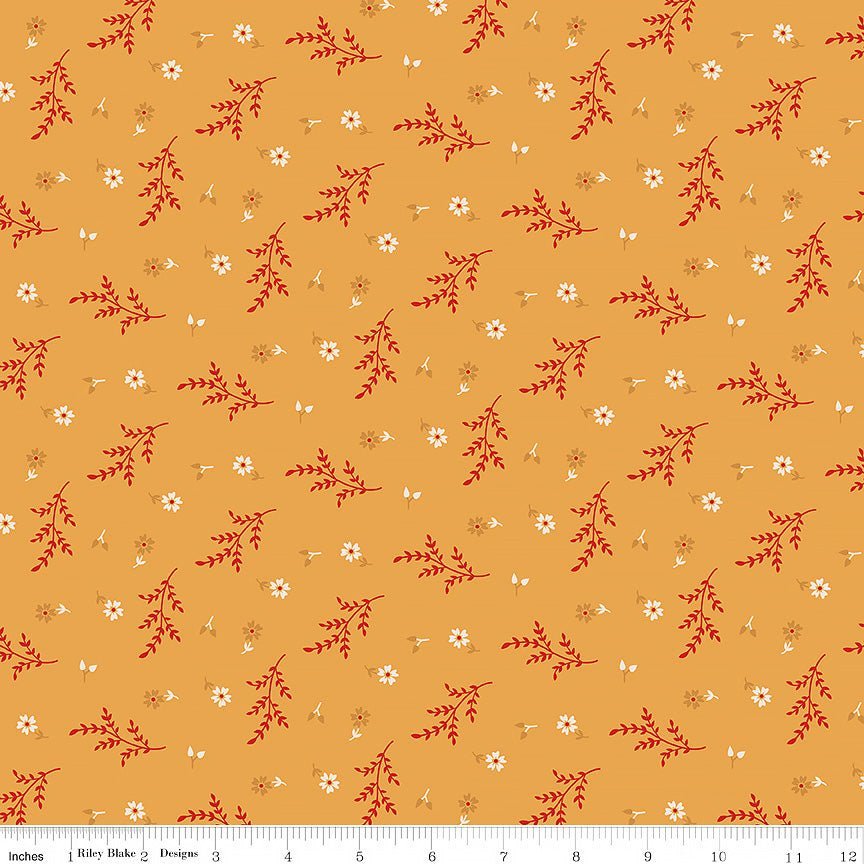 Gentler Times Delightful Cider – Remnant 45″ × 44″ - Riley Blake from Fort Worth Fabric Studio