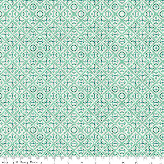 Gentler Times Shenanigans Sea Glass - Riley Blake from Fort Worth Fabric Studio