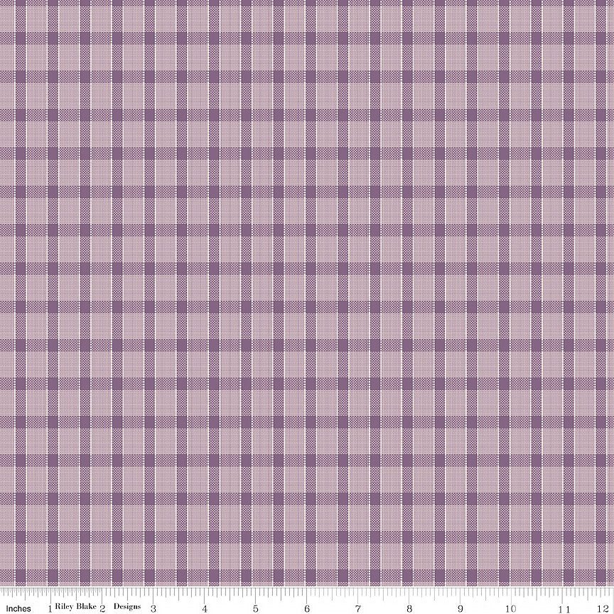 Gentler Times Whippersnapper Plum - Riley Blake from Fort Worth Fabric Studio