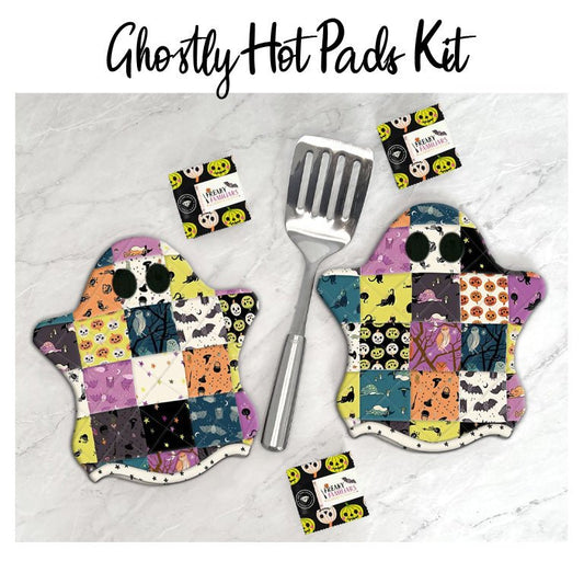 Ghostly Hot Pads Kit with Freaky Familiars from Ruby Star Society - Fort Worth Fabric Studio from Fort Worth Fabric Studio
